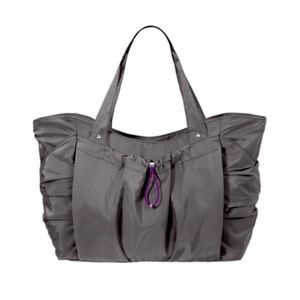 Baggallini Small Yoga Tote Bag in Smoke Gray